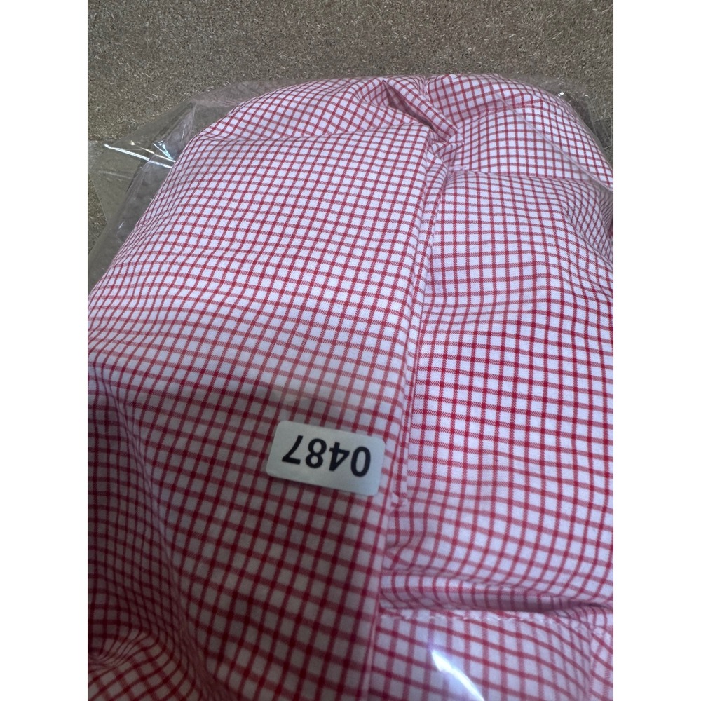 Cinch Red Checkered‎ Western Short Sleeve Button Up Shirt Mens Size M - Picture 9 of 9
